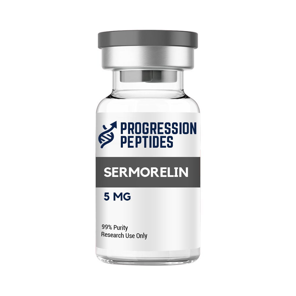 Sermorelin 5mg GHRH Research Peptide Bottle